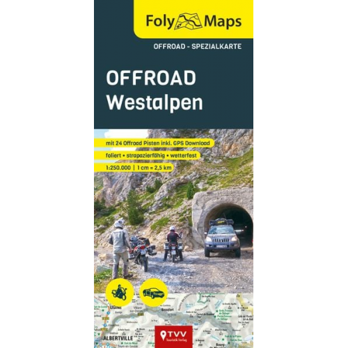 FolyMaps OFFROAD Westalpen 1:250 000