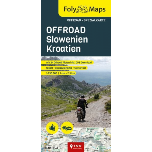 FolyMaps OFFROAD Slowenien Kroatien 1:250 000