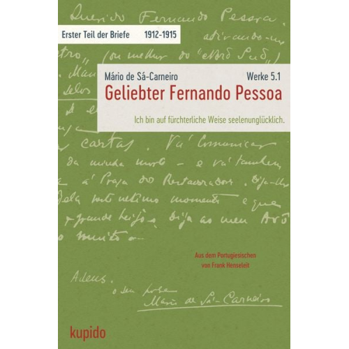 Mário de Sá-Carneiro - Geliebter Fernando Pessoa