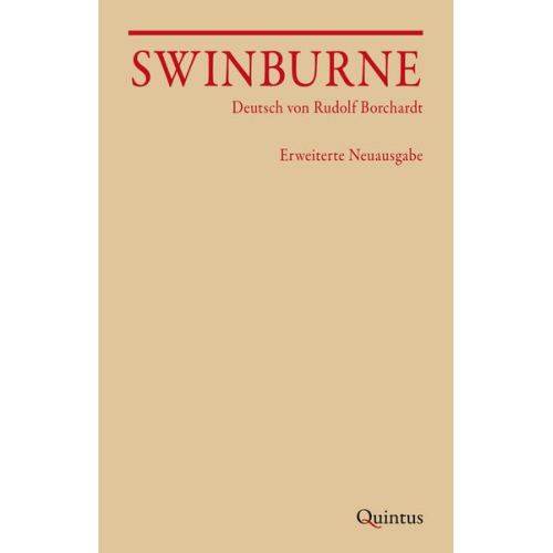 Rudolf Borchardt - Swinburne