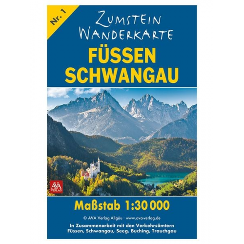 AVA-Verlag Allgäu GmbH - Zumstein Wanderkarte Füssen/Schwangau