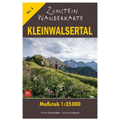 AVA-Verlag Allgäu GmbH - Zumstein Wanderkarte Kleinwalsertal