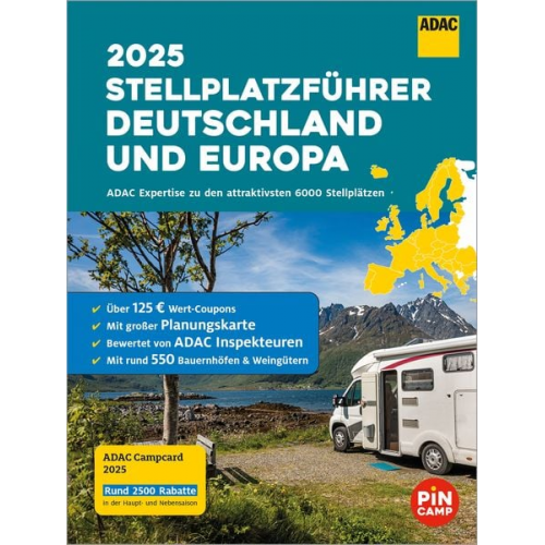 ADAC Stellplatzführer 2025 Deutschland und Europa