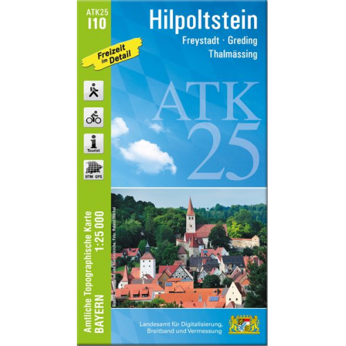 ATK25-I10 Hilpoltstein (Amtliche Topographische Karte 1:25000)