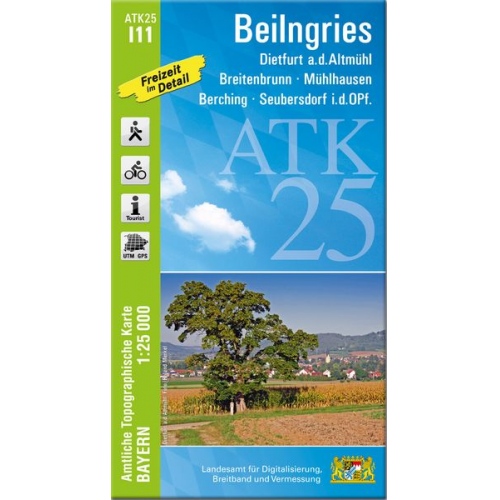 ATK25-I11 Beilngries (Amtliche Topographische Karte 1:25000)