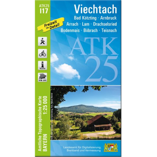 ATK25-I17 Viechtach (Amtliche Topographische Karte 1:25000)