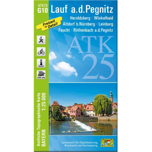 ATK25-G10 Lauf a.d.Pegnitz (Amtliche Topographische Karte 1:25000)