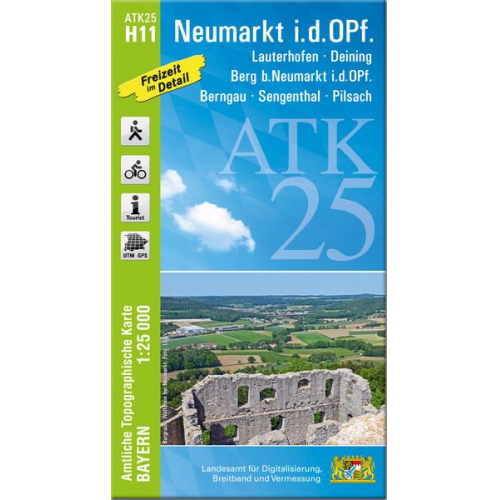 ATK25-H11 Neumarkt i.d.OPf. (Amtliche Topographische Karte 1:25000)