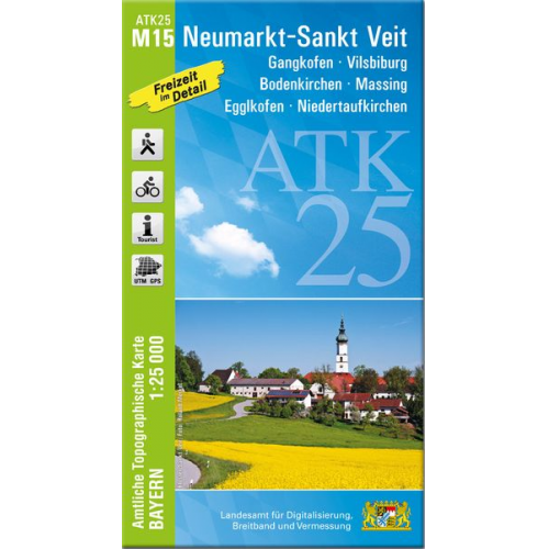 ATK25-M15 Neumarkt-Sankt Veit (Amtliche Topographische Karte 1:25000)