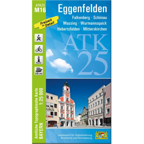 ATK25-M16 Eggenfelden (Amtliche Topographische Karte 1:25000)