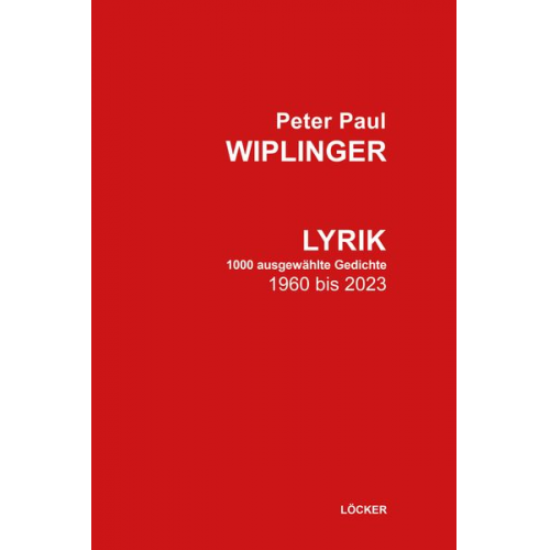 Peter Paul Wiplinger - Lyrik