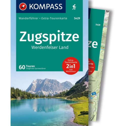 Siegfried Garnweidner - KOMPASS Wanderführer Zugspitze, Werdenfelser Land, 60 Touren mit Extra-Tourenkarte