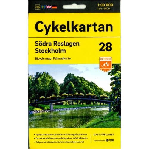 Cykelkartan Blad 28 S:a Roslagen/Stockholm