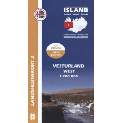 IRK 2 Vesturland / West-Island Regionalkarte