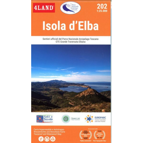 Isola d´Elba,1 : 25 000