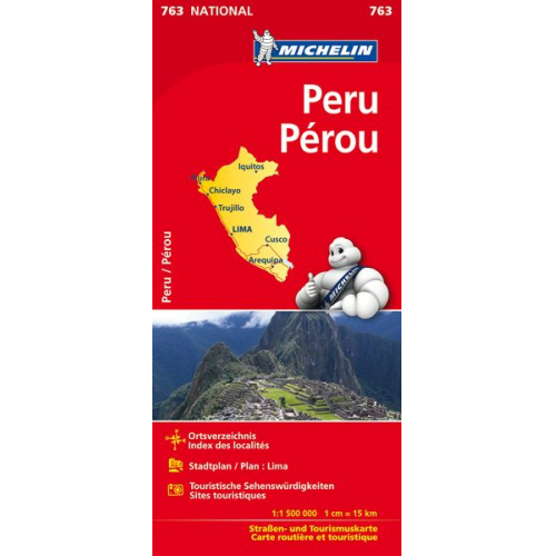 Michelin Nationalkarte Peru