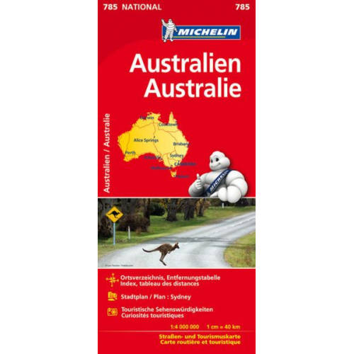 Michelin Nationalkarte Australien