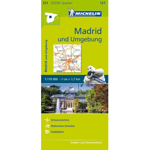 Michelin Madrid und Umgebung 1 : 170 000