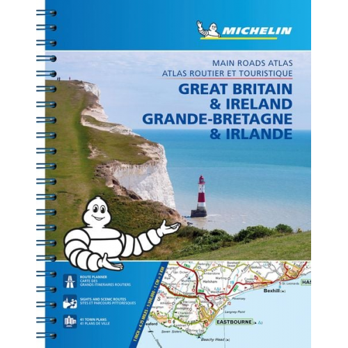 Collectif Michelin - Michelin Straßenatlas Großbritannien & Irland mit Spiralbindung