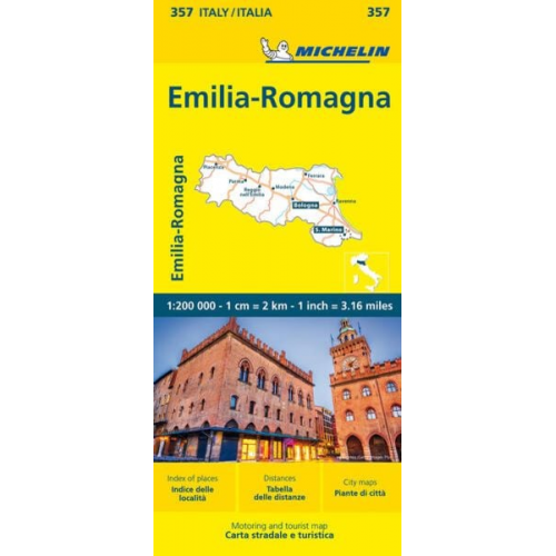 Emilia Romagna - Michelin Local Map 357