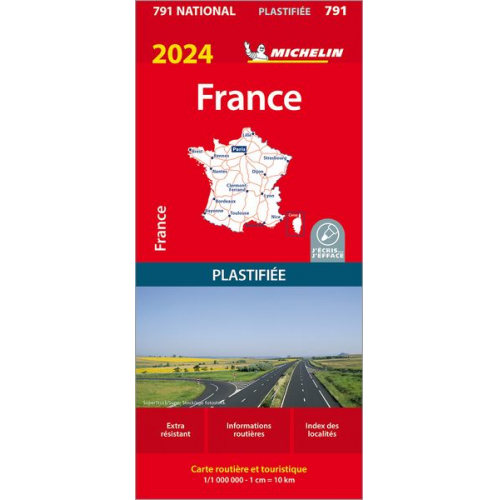 Collectif Michelin - Michelin Frankreich 2024 (plastifiziert)