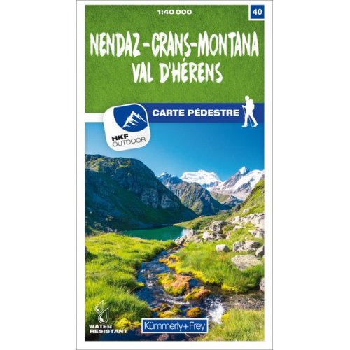 Nendaz - Crans-Montana Val d'Hérens 40 Wanderkarte 1:40 000 matt laminiert