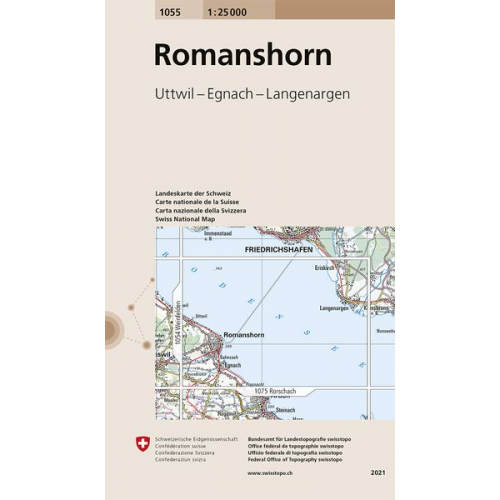 Swisstopo 1 : 25 000 Romanshorn