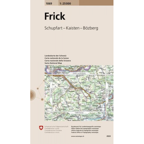 Swisstopo 1 : 25 000 Frick