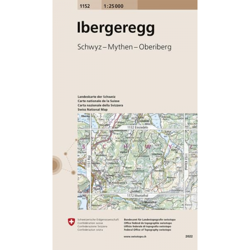 Swisstopo 1 : 25 000 Ibergeregg