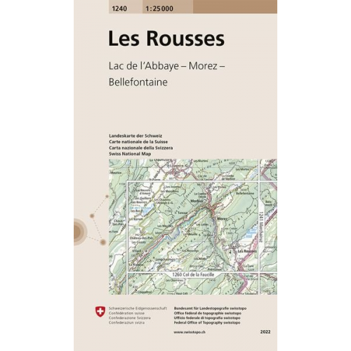 Collcetif - Swisstopo 1 : 25 000 Les Rousses