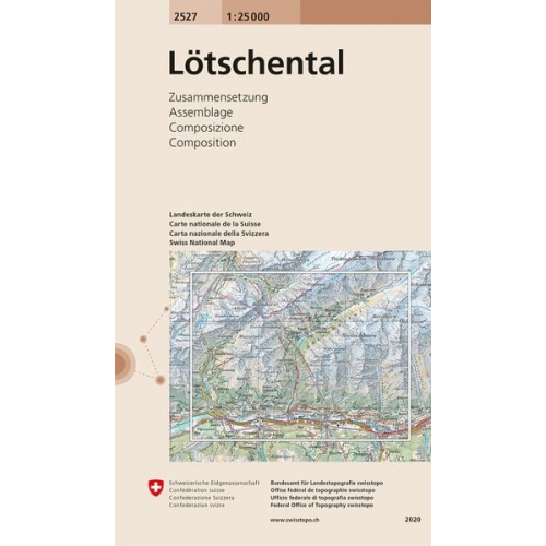 Bundesamt für Landestopografie swisstopo - Swisstopo 1 : 25 000 Lötschental