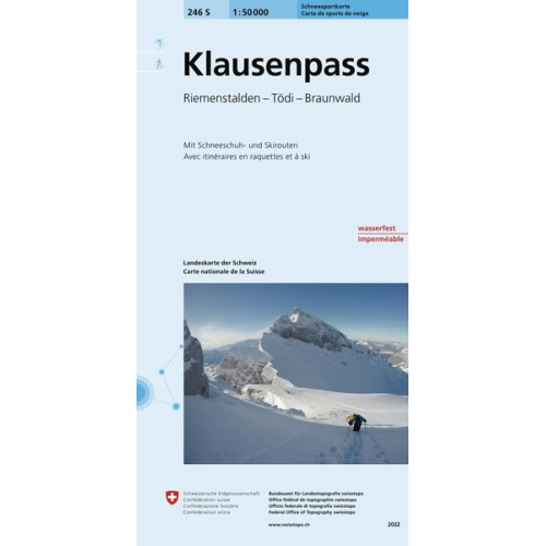 Swisstopo 1 : 50 000 Klausenpass