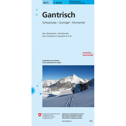 Bundesamt für Landestopografie swisstopo - Swisstopo 1 : 50 000 Gantrisch/Ski