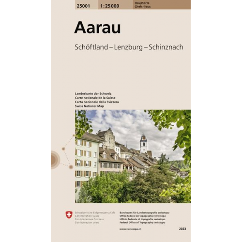 Swisstopo 1 : 25 000 Aarau