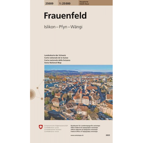 Swisstopo 1 : 25 000 Frauenfeld