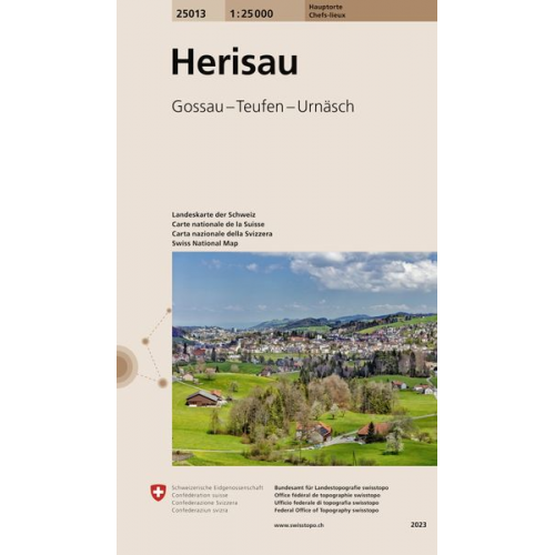 Swisstopo 1 : 25 000 Herisau