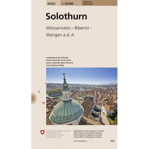 Swisstopo 1 : 25 000 Solothurn