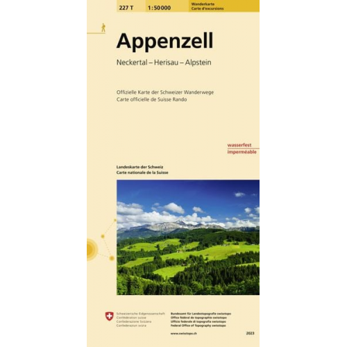 Swisstopo 1 : 50 000 Appenzell