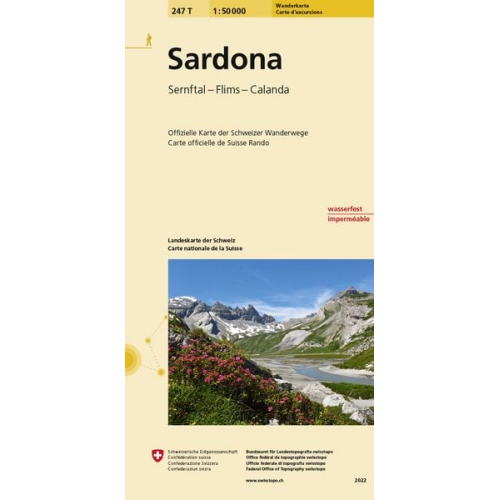 Swisstopo 1 : 50 000 Sardona