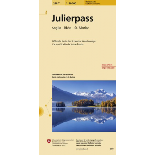 Swisstopo 1 : 50 000 Julierpass