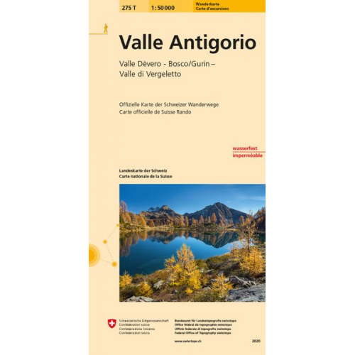 Bundesamt für Landestopografie swisstopo - Swisstopo 1 : 50 000 Valle Antigorio