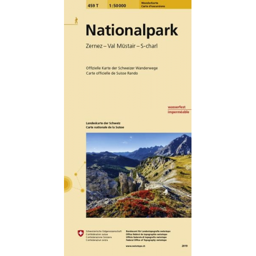 Swisstopo 1 : 50 000 Nationalpark