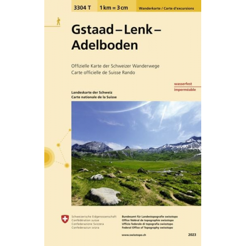 Bundesamt für Landestopografie swisstopo - Swisstopo 1 : 33 333 Gstaad - Lenk - Adelboden