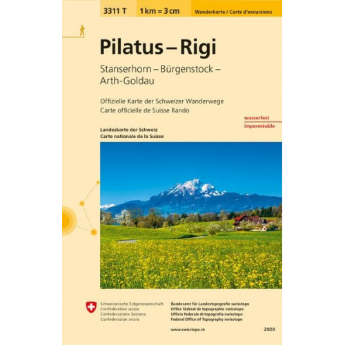 Bundesamt für Landestopografie swisstopo - Swisstopo 1 : 33 333 Pilatus - Rigi