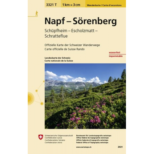 Bundesamt für Landestopografie swisstopo - Swisstopo 1 : 33 333 Napf Sörenberg