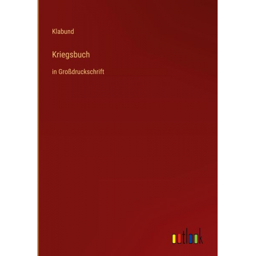 Klabund - Kriegsbuch