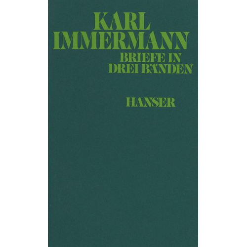 Karl Immermann - Briefe