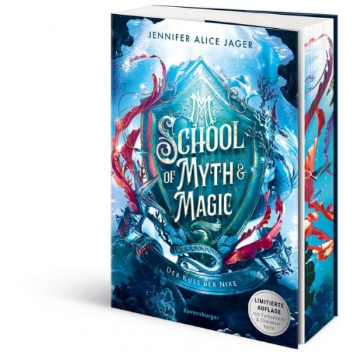 Jennifer Alice Jager - School of Myth & Magic, Band 1: Der Kuss der Nixe (Limitierte Auflage mit Farbschnitt)