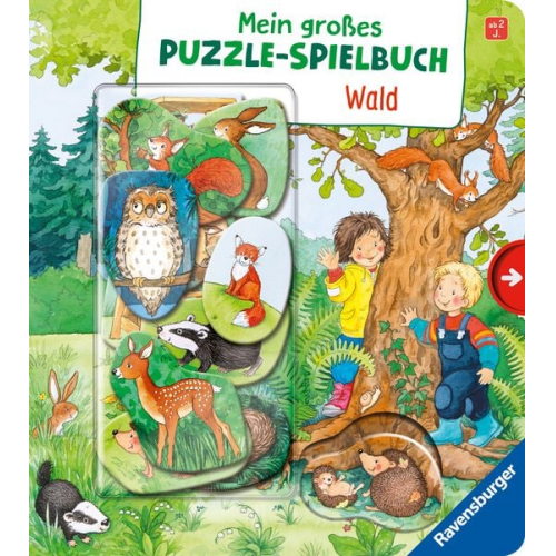 Mila Rulff - Mein großes Puzzle-Spielbuch: Wald