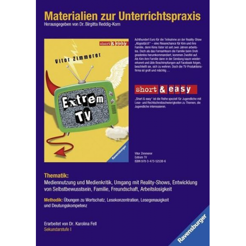 Vitor Zimmerer - Materialien zur Unterrichtspraxis - Zimmerer: Extrem TV